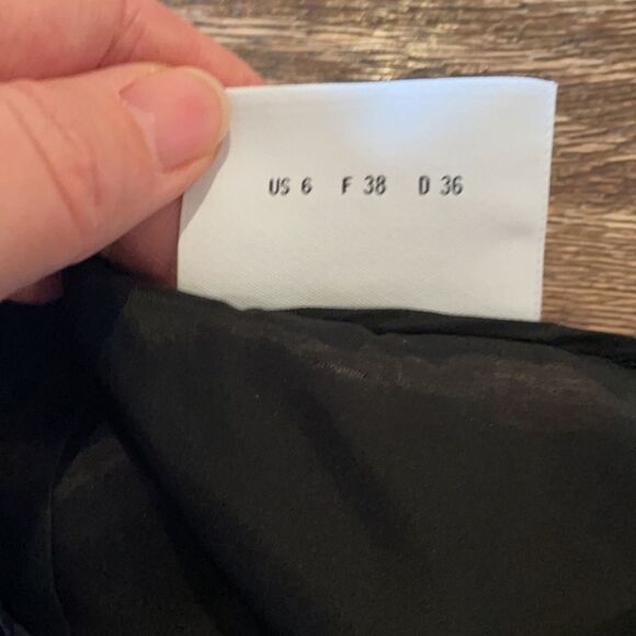 AKRIS PUNTO BLACK SLIP short SKIRT 6 EUC - Picture 7 of 8